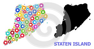 Workshop Composition Map of Staten Island of Bright Wheels