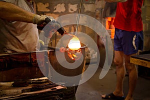 Glassworks manufacturing process