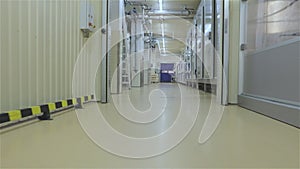 Workshop of a modern factory. Industrial premises. Inside the factory. industrial background