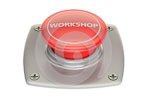 Workshop Red button, 3D rendering
