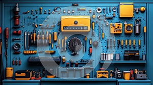 Workshop Tool Wall.Innovative Toolscape