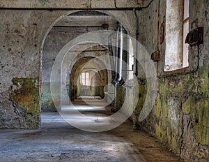 Workshops in an abandoned prison