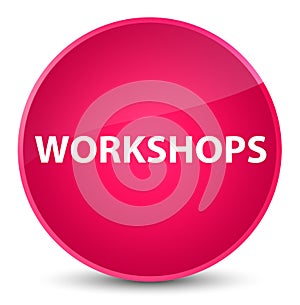 Workshops elegant pink round button