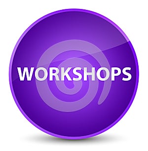 Workshops elegant purple round button