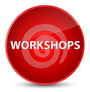 Workshops elegant red round button