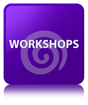 Workshops purple square button