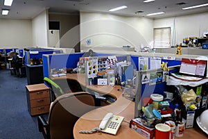 Workspace for business and finance workers