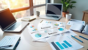 Strategic Roadmap â Flat Infographic Style