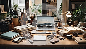 Workspace Inspiration: A well-organized and aesthetically pleasing desk setup
