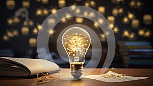 workspace one led light bulb on