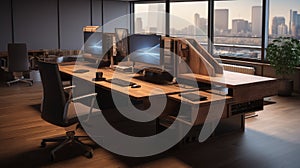workstations business office desk photo