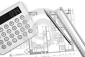 Worktable interior architect