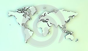 World 3d map