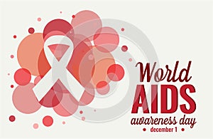 World Aids awareness day card