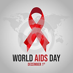 World AIDS Day 1st December World Aids Day hiv vector image