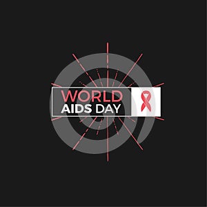World Aids day Vector Design