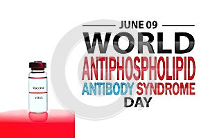 World Antiphospholipid Antibody Syndrome Day on June 09 illustration