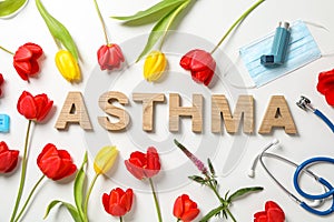 World Asthma Day, concept of allergy care - Asthma