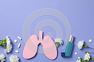 World Asthma Day, concept of allergy care - Asthma