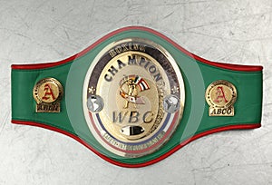 World Belt Boxing champion WBC.