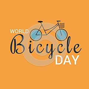World Bicycle Day.