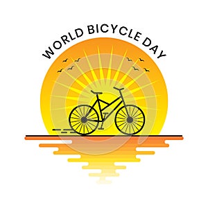 World Bicycle Day Concept