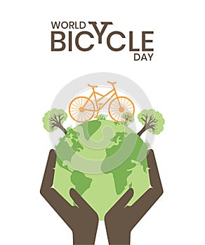 World Bicycle Day Concept