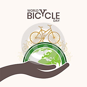 World Bicycle Day Concept