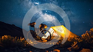 World of bike packing with captivating visuals.