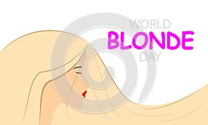 World blondes day girl
