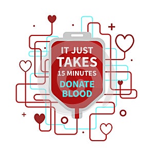 Blood donation infographic photo