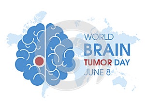 World Brain Tumor Day vector