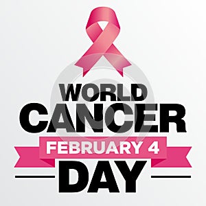 World cancer day vector template