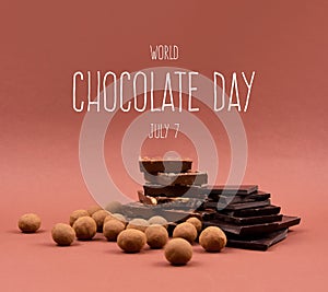 World Chocolate Day stock images