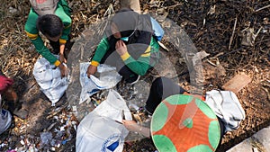 World Cleanup day event in central java Indonesia