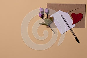 World Compliments Day. Calendar date March 1, greeting card. Flat lay