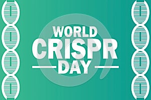 World Crispr Day Vector illustration