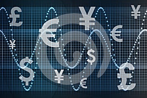 World Currencies Business Abstract Background