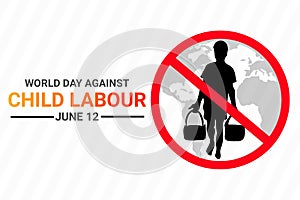 World Day Against Child Labour illustration