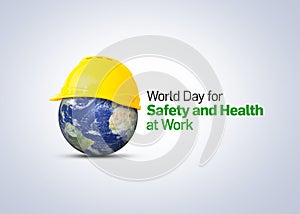 World Day for Safety and Health at Work concept.