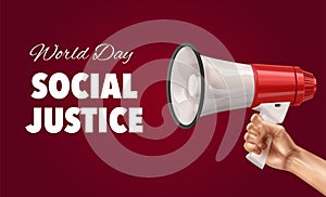 World Day Of Social Justice Background photo