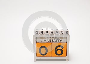 World Day for War Orphans on January 6