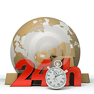 World delivery in 24 Hrs