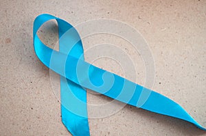 World diabetes day. Blue ribbon DIABETES. Modern style logo illustration for november month awareness campaigns.