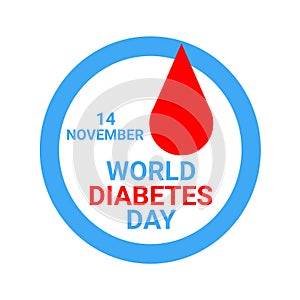 World diabetes day illustration