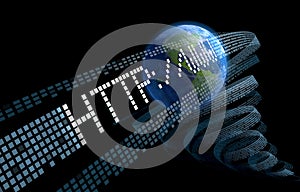 World in digital vortex