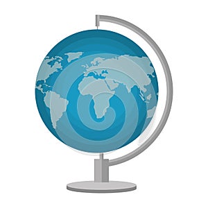 World earh map isolated icon.