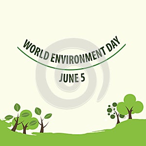 World Environment day concept. 3d paper cut eco friendly design. Vector illustration. Paper carving layer green leaves shapes with