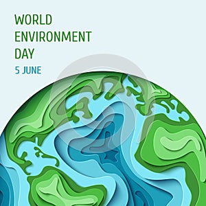 World Environment day concept background