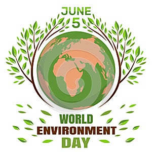 World Environment Day concept. June 5th
